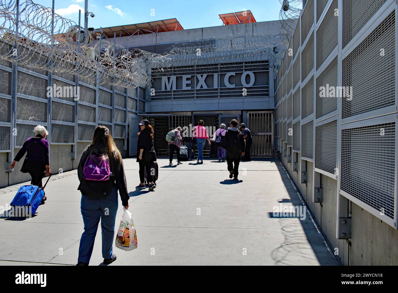 Tijuana, Mexico, March April 2024. The Border town of Tijuana is a hot ...