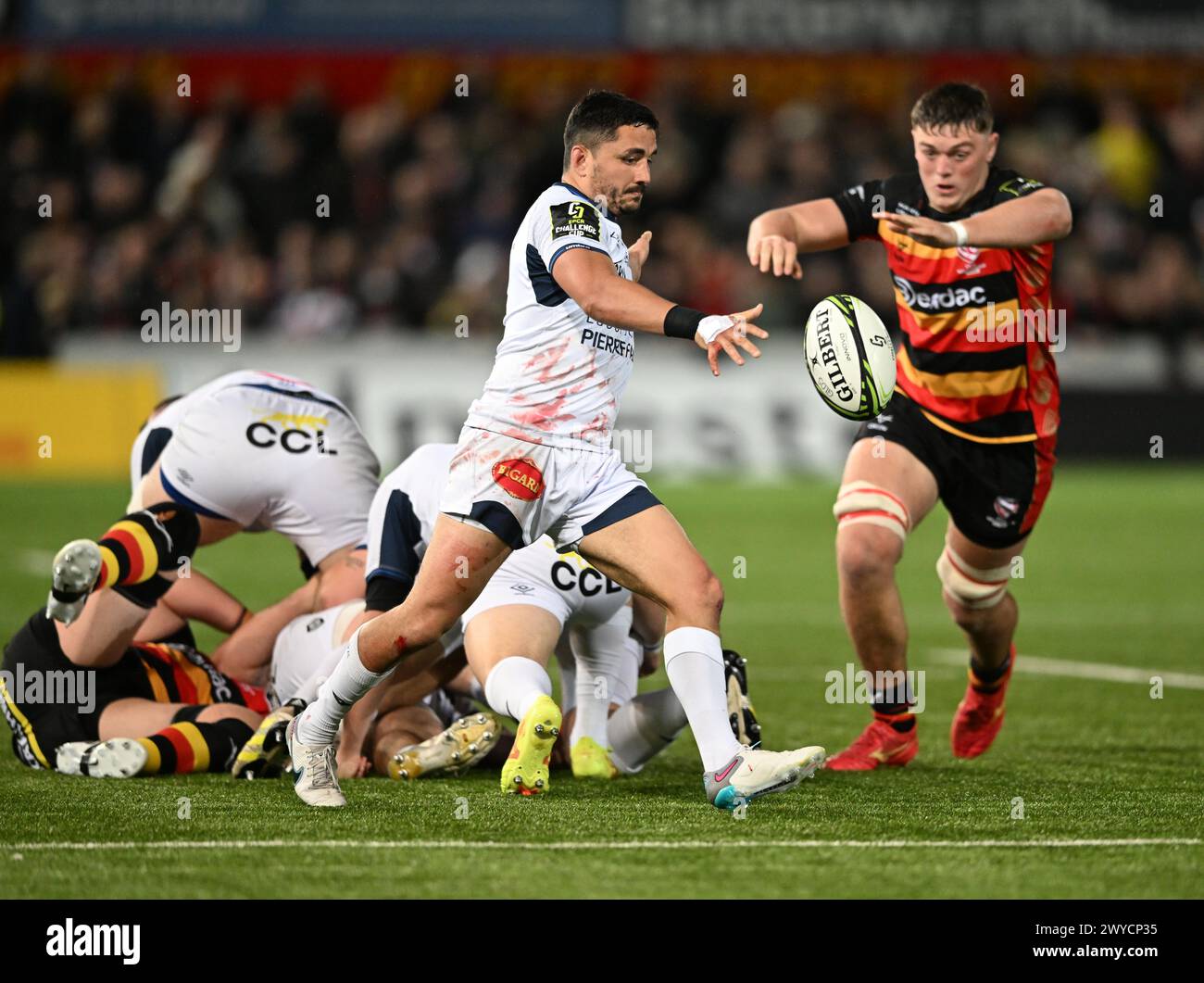 Kingsholm Stadium, Gloucester, Gloucestershire, UK. 5th Apr, 2024 ...