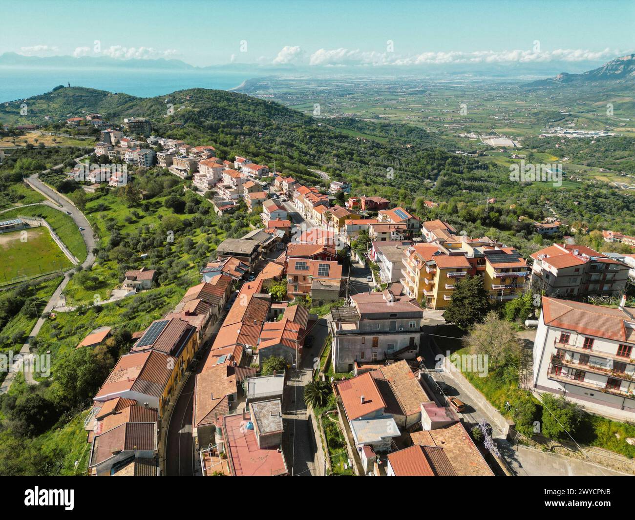 Ogliastro Cilento: Breathtaking Aerial Perspective of an Enchanting ...