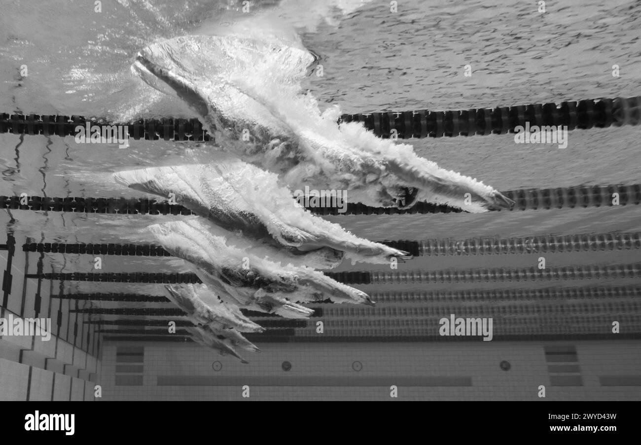 Alle olimpiadi del 2025 Foto e Immagini Stock in Bianco e Nero Alamy