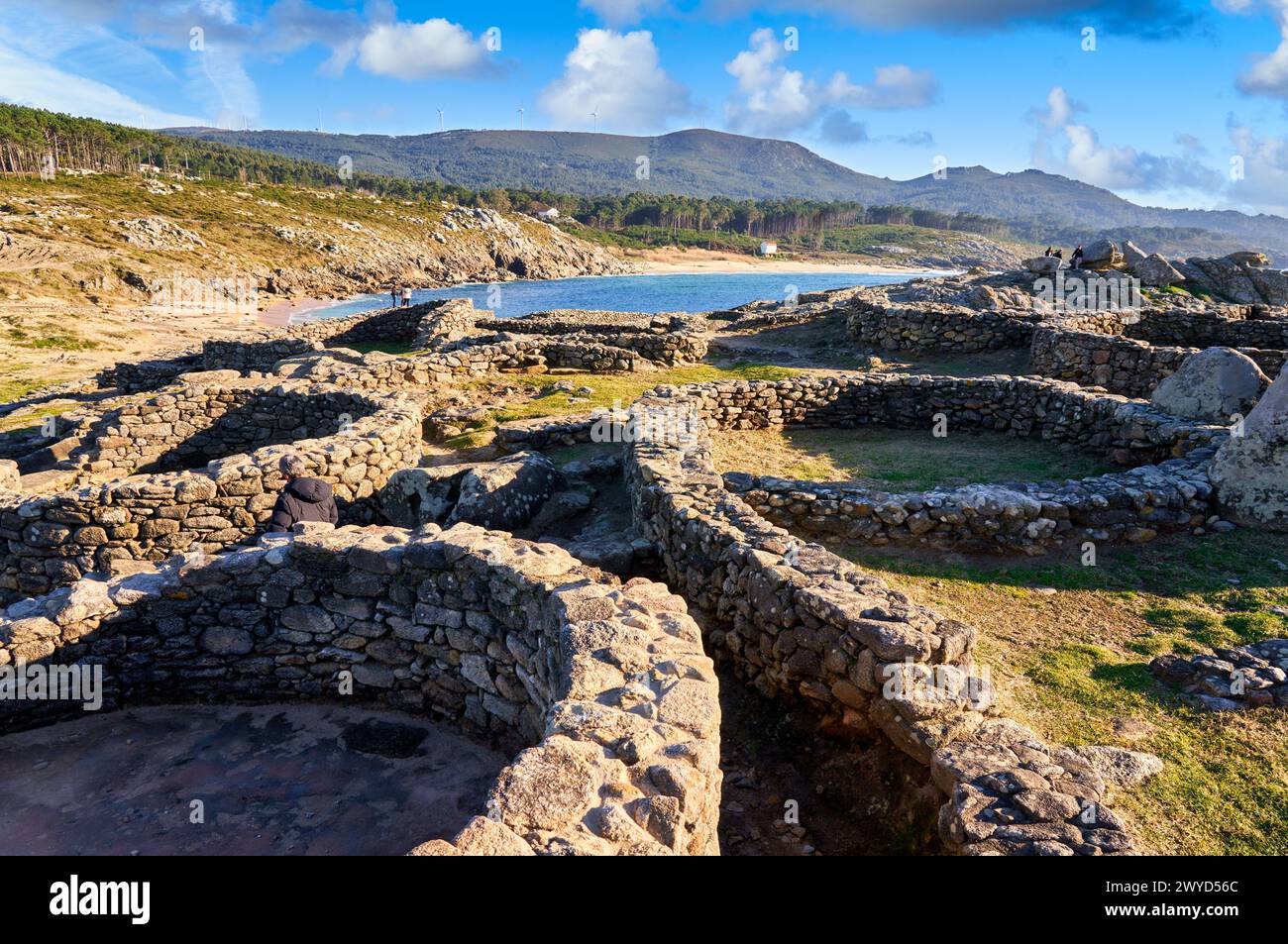 Castro de Baroña, Porto do Son, Ria de Muros y Noya, A Coruña, Galicia ...
