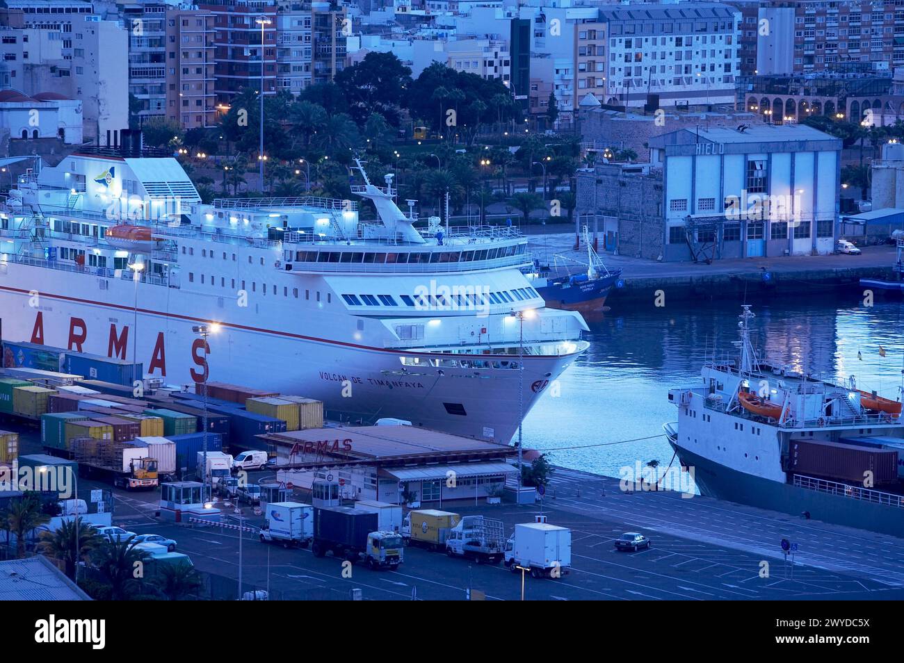 Puerto de la Luz, Las Palmas, Grand Canary, Canary Islands Stock Photo