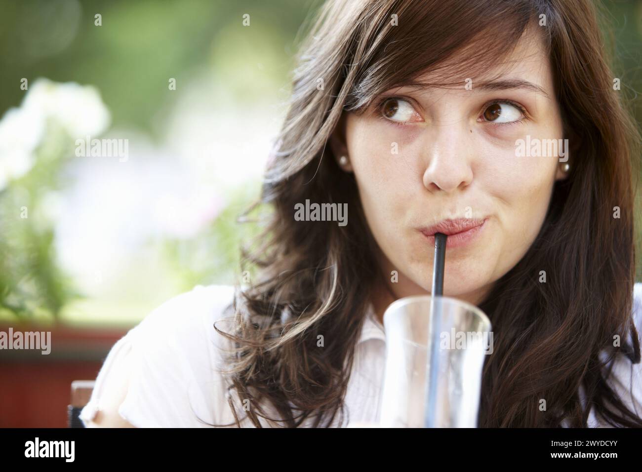 20 year old woman. Stock Photo