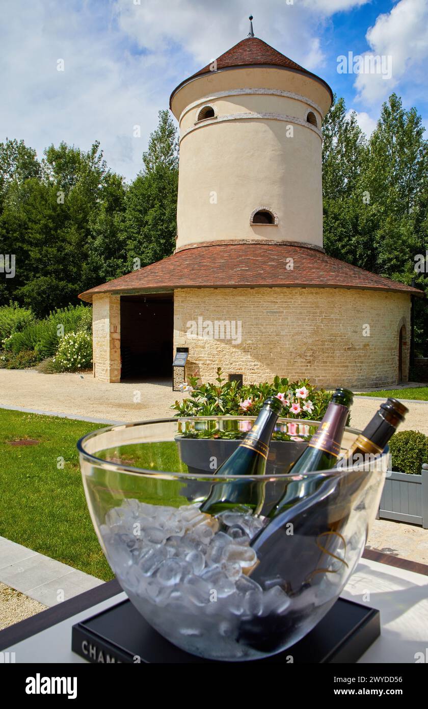 Champagne Devaux, Hameau de Villeneuve, Bar-sur-Seine, Aube, Champagne-Ardenne, France, Europe. Stock Photo