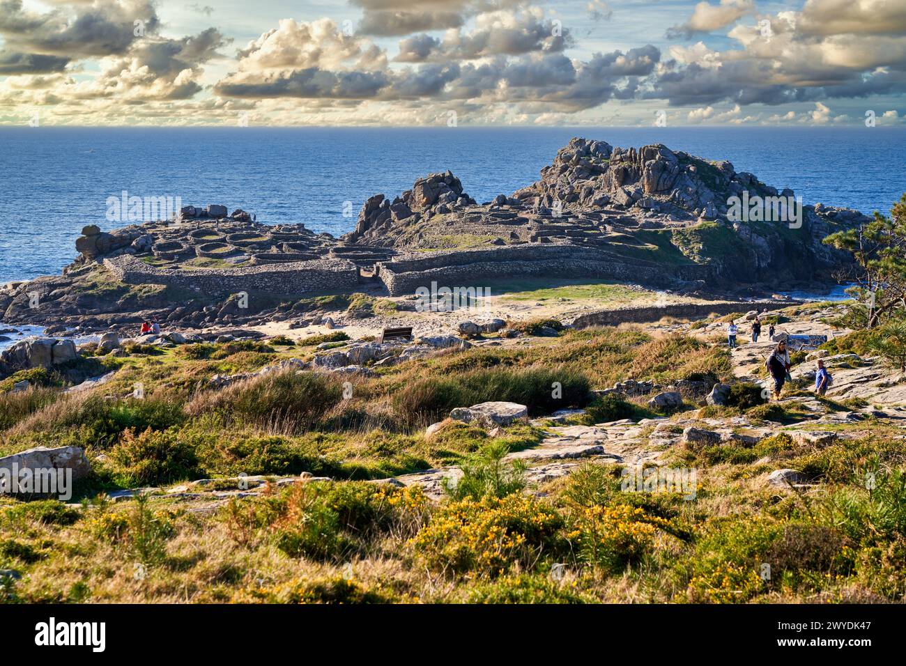 Castro de Baroña, Porto do Son, Ria de Muros y Noya, A Coruña, Galicia ...
