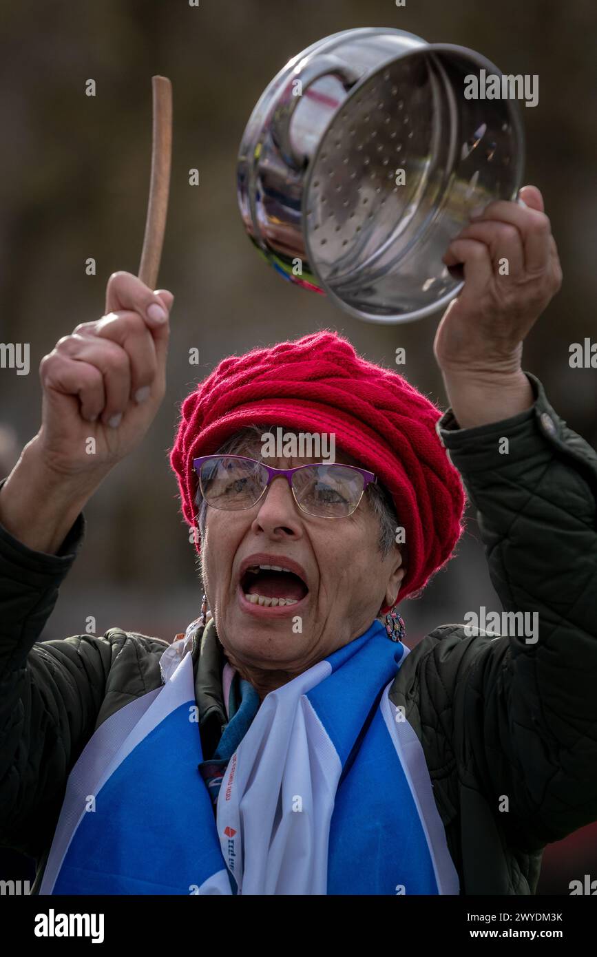 London, UK. 5th April 2024. Al Quds Day annual march through Westminster organised by the