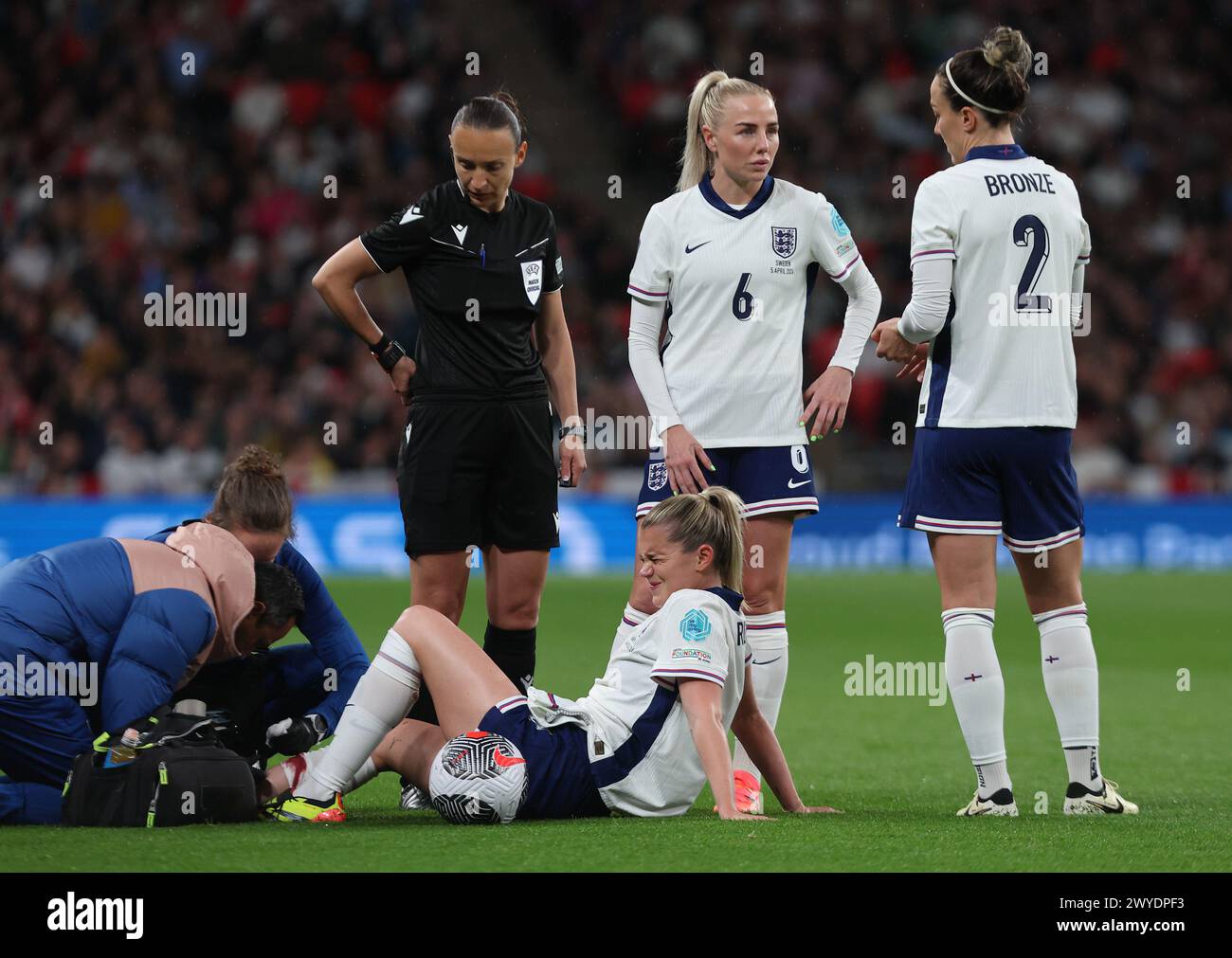 London, UK. 05th Apr, 2024. Alessia Russo (Arsenal)of England Women ...