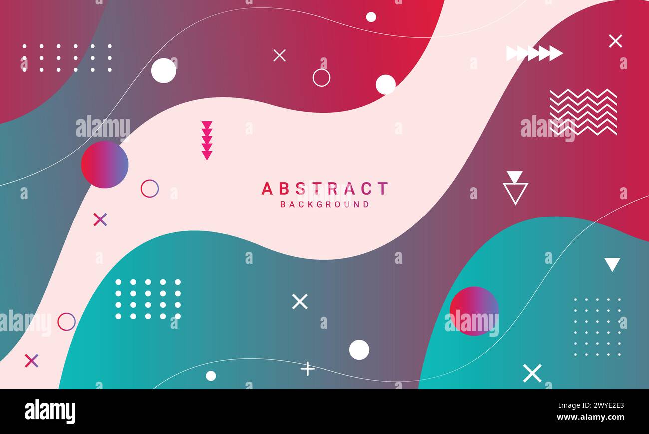 abstract geometric pattern vector illustration. Stock Vector
