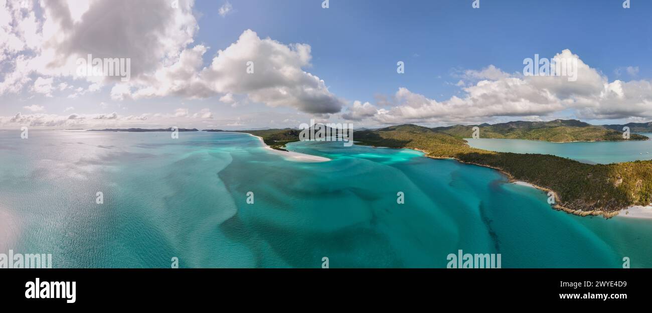 Whitehaven beach whitsundays island aerial hi-res stock photography and ...