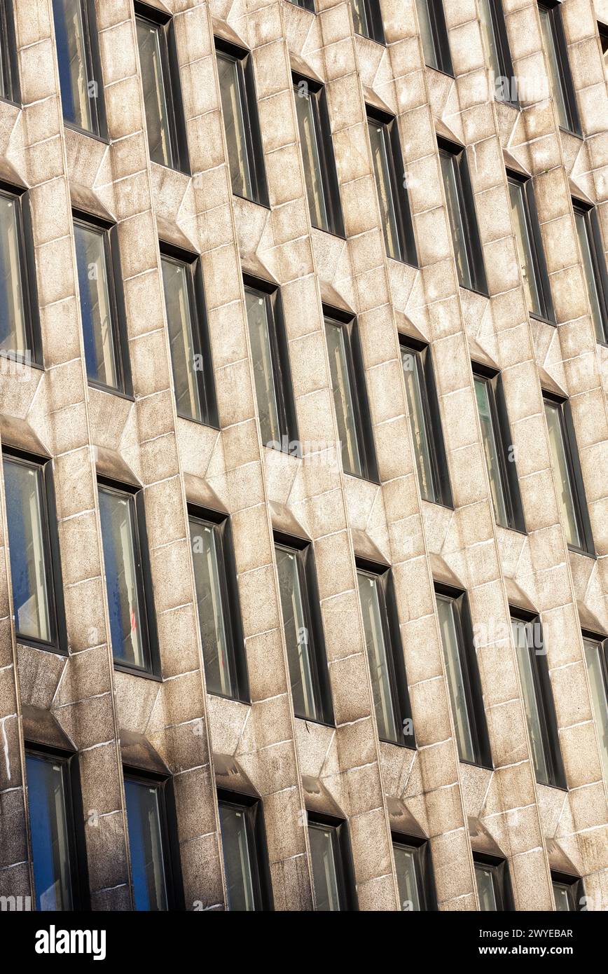 Oviedo, Asturias, Principality of Asturias. Building on Uria Street Stock Photo