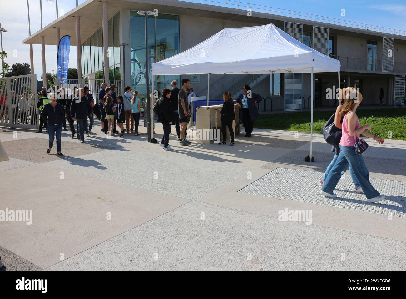 Olympic Games 2024 Reportage Marina du Roucas Blanc,Marseille April 6th 2024 Stock Photo Alamy