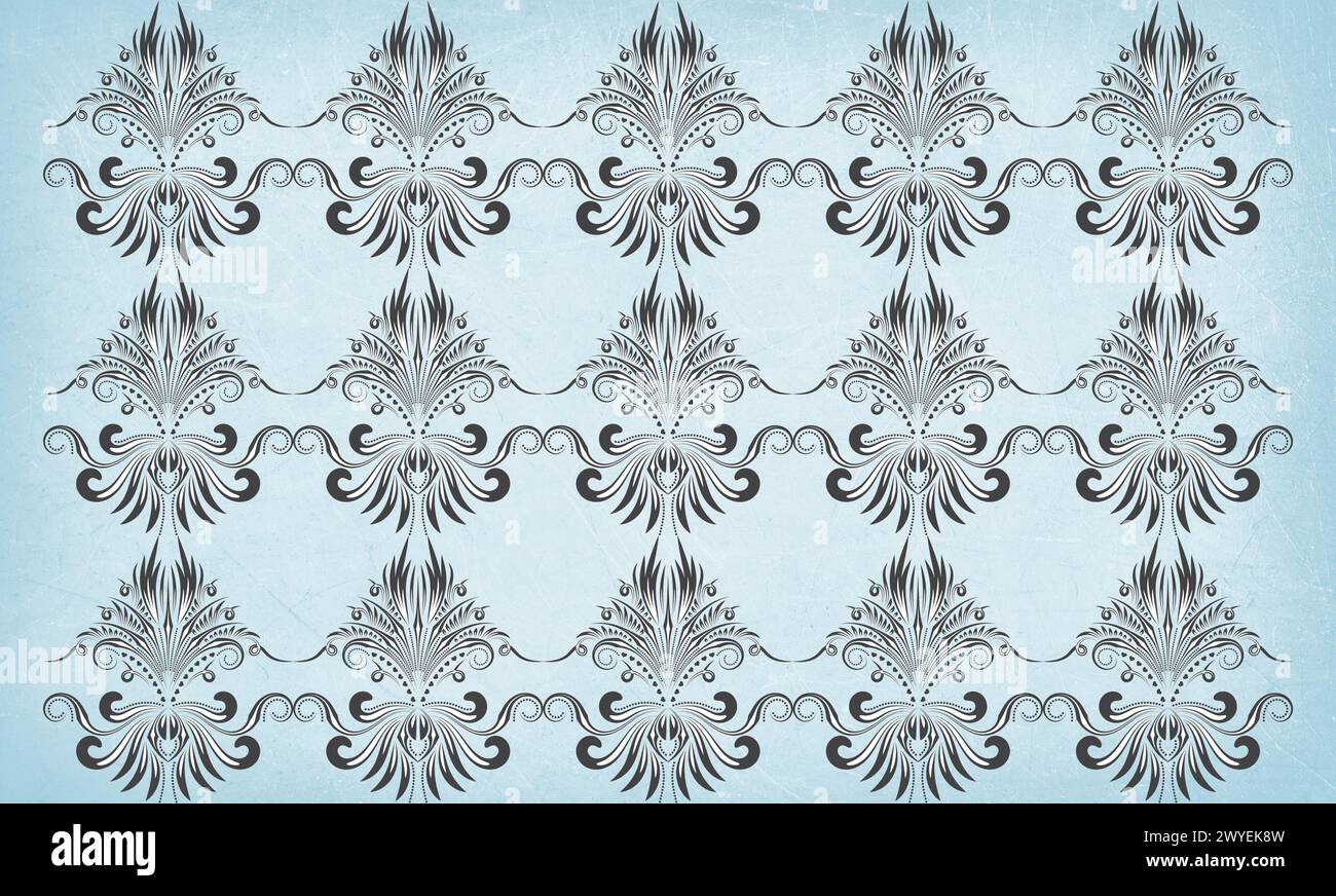 Wall design Art Stock Vector