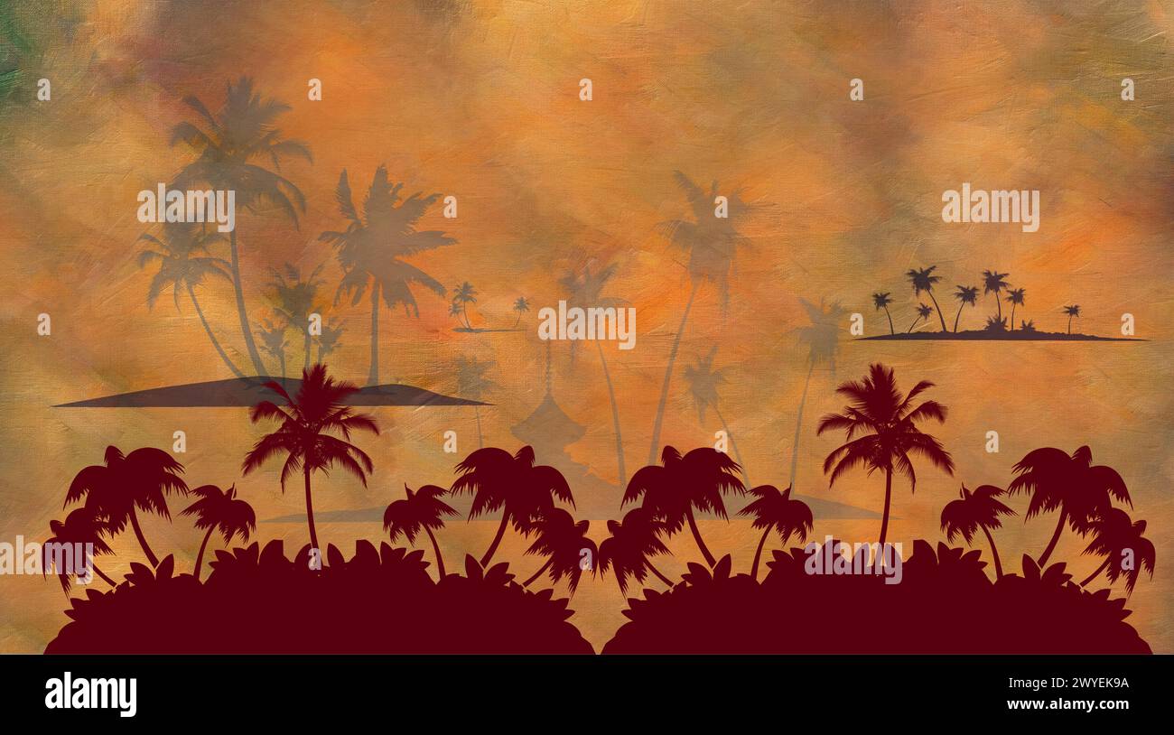 Coconut Tree Stock Vector