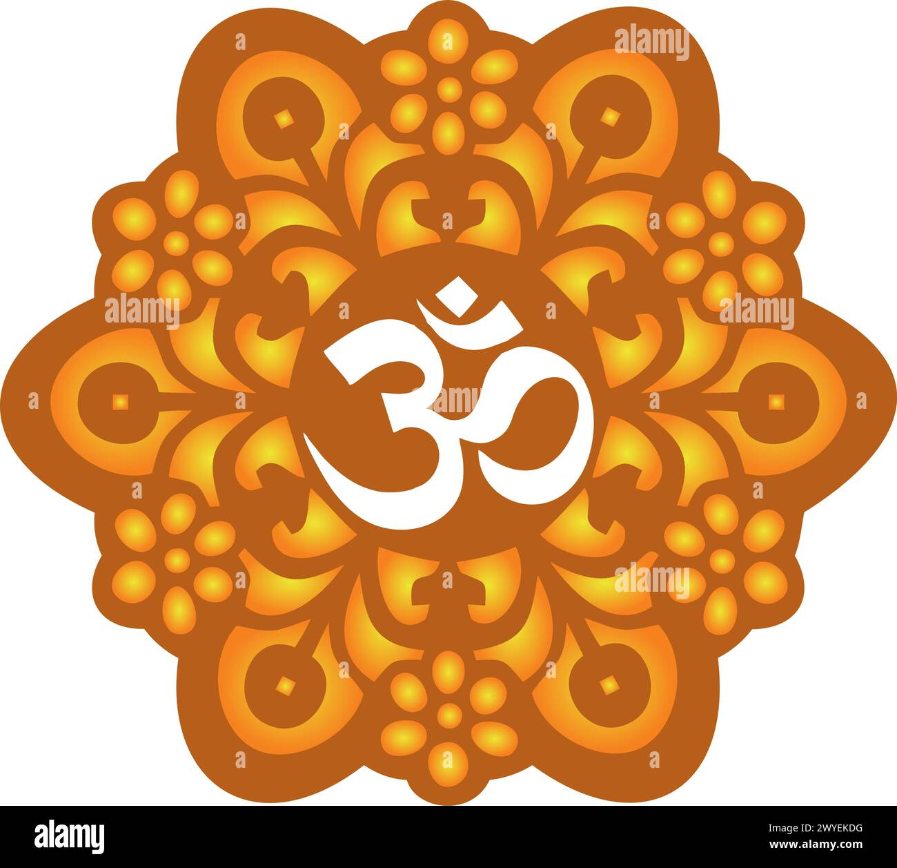 Om Stock Vector