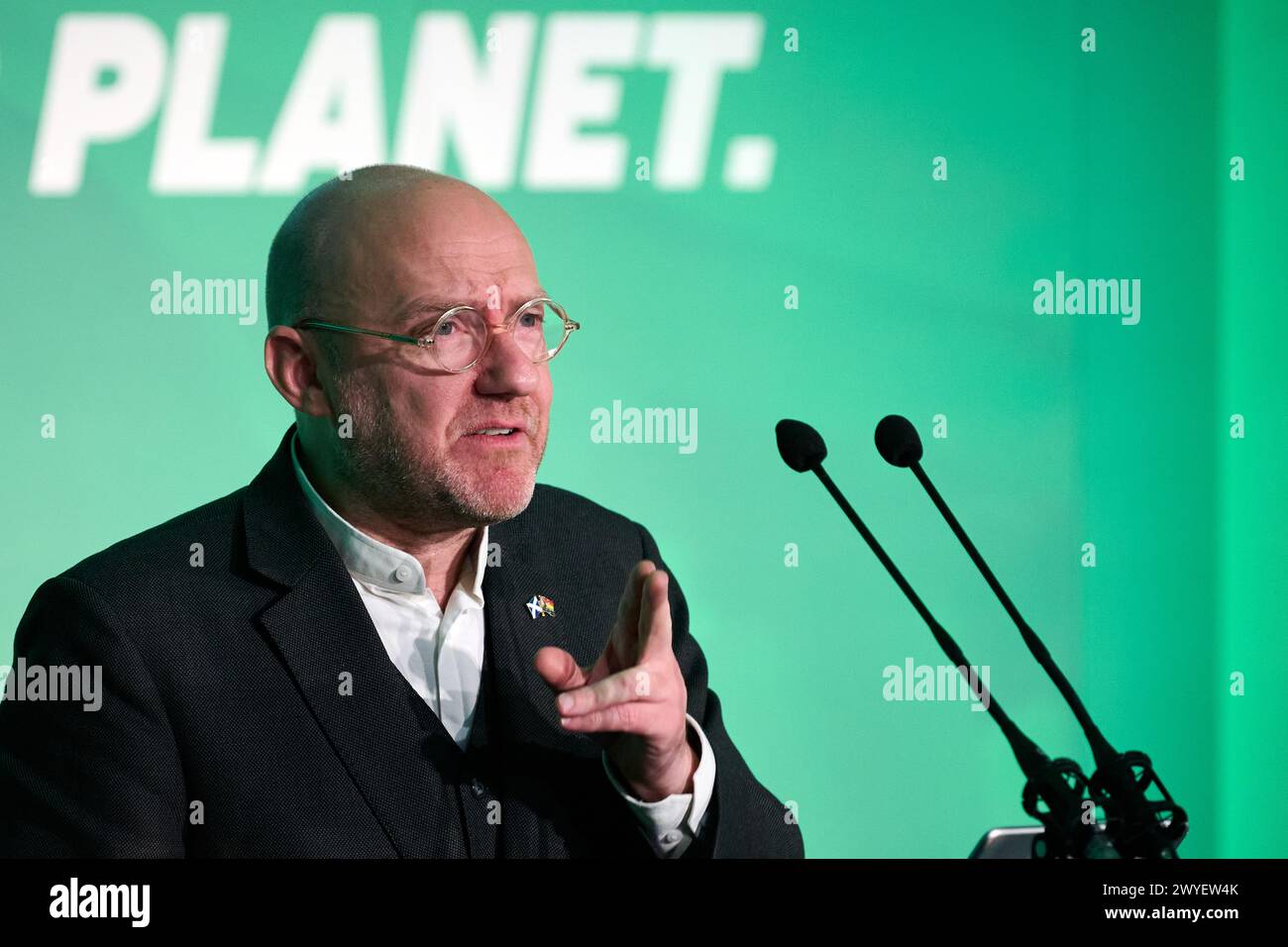 Edinburgh Scotland, UK 06 April 2024. Conference speech by Scottish ...