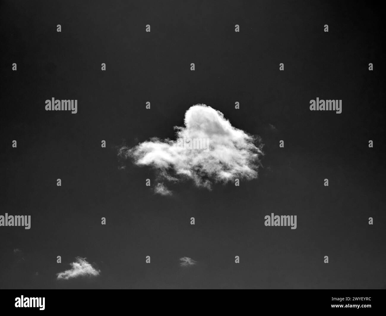 Black and white clouds in the sky background Stock Photo - Alamy