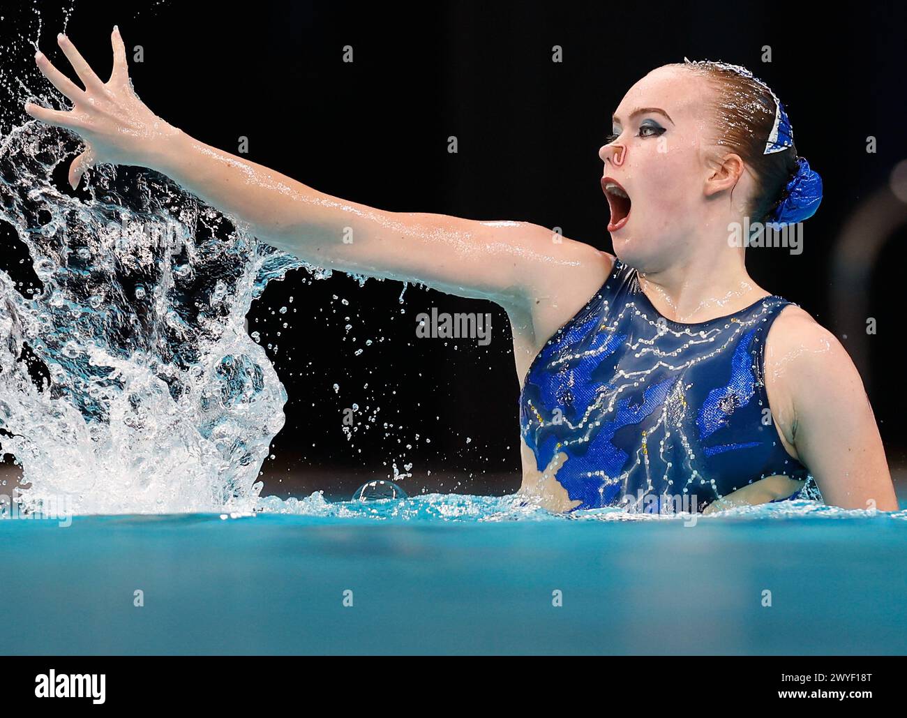 Beijing, China. 6th Apr, 2024. Pinja Kekki of Finland competes during
