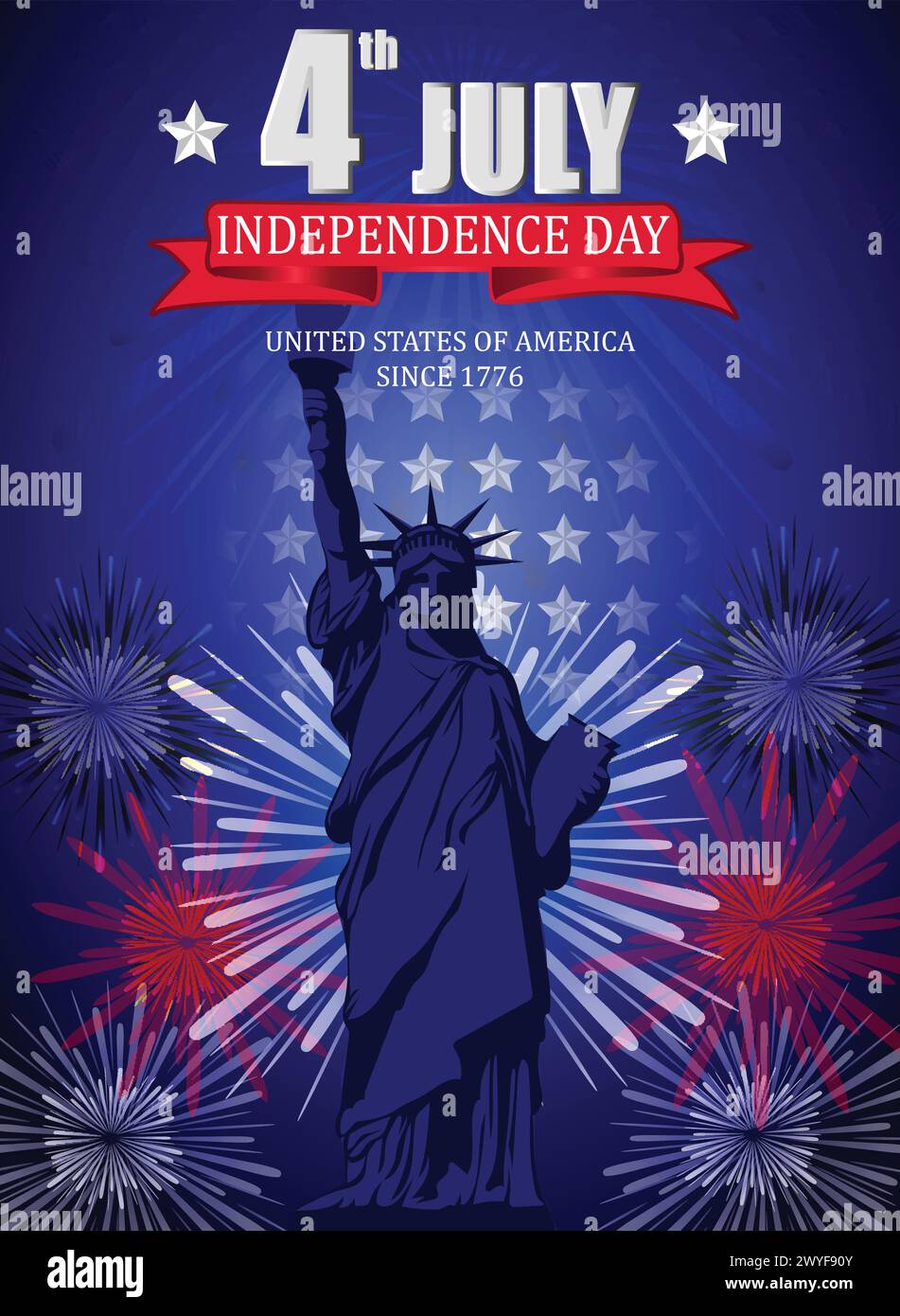 fourth of july art lady liberty