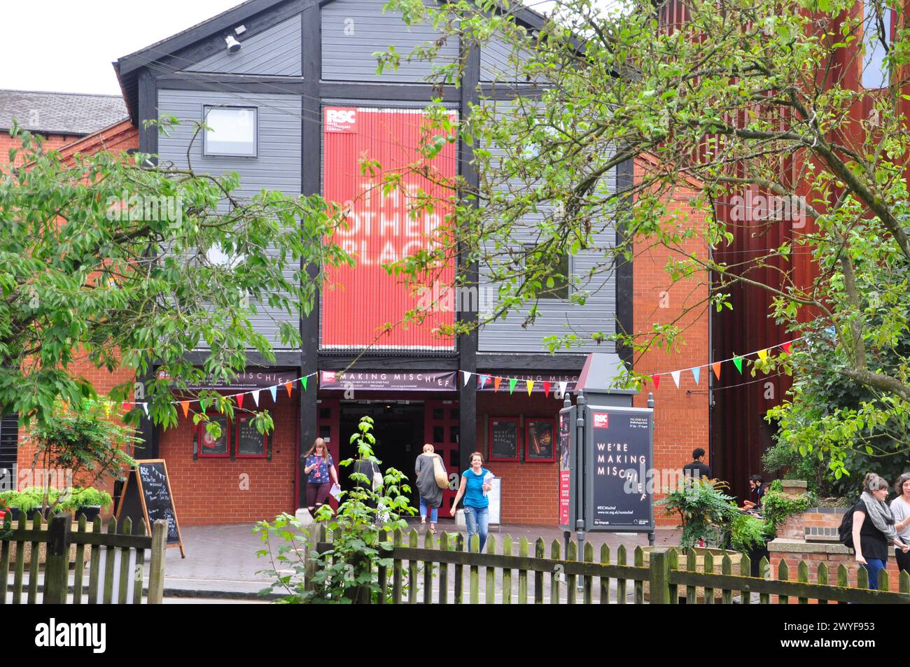 The Other Place, just down the road from the Royal Shakespeare and Swan Theatres. Where the Royal Shakespeare Company perform new exciting plays by ne Stock Photo