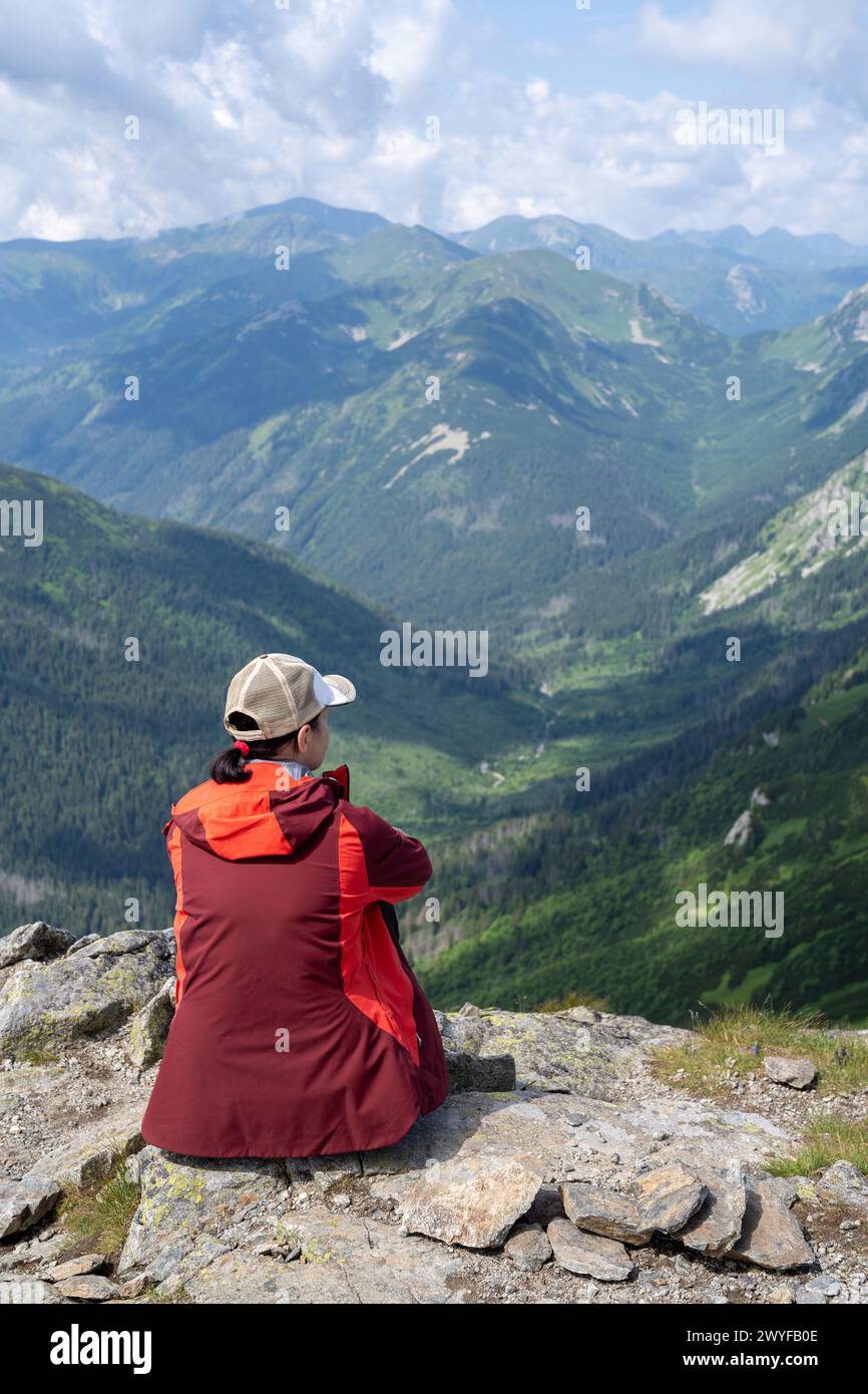 Woman in red top looks hi-res stock photography and images - Alamy
