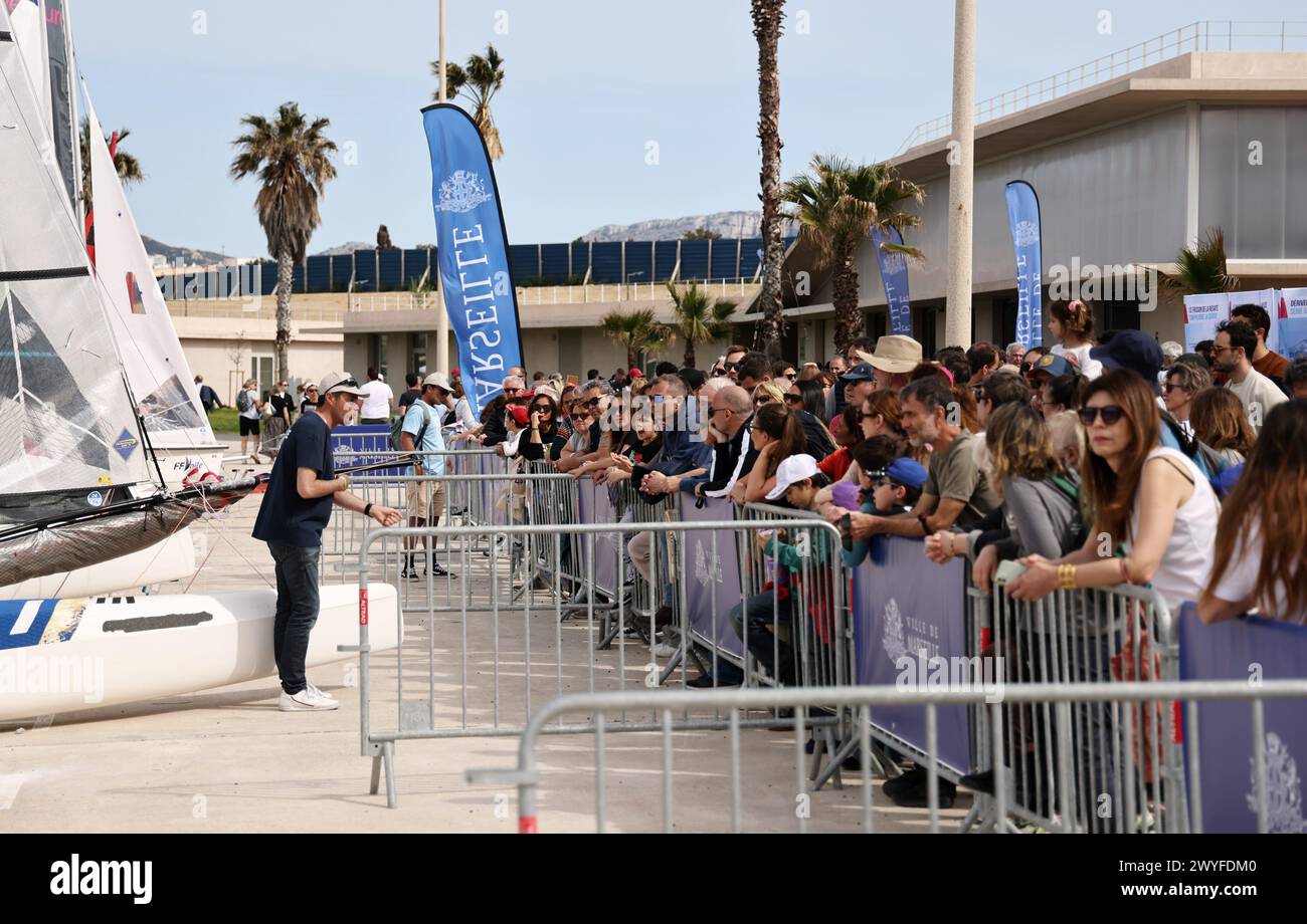 ©PHOTOPQR/LA PROVENCE/Valerie Vrel ; Marseille ; 06/04/2024 ; Ouverture au public de la Marina