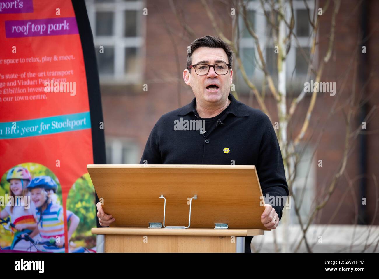 Stockport Transport Interchange and Viaduct Park official opening