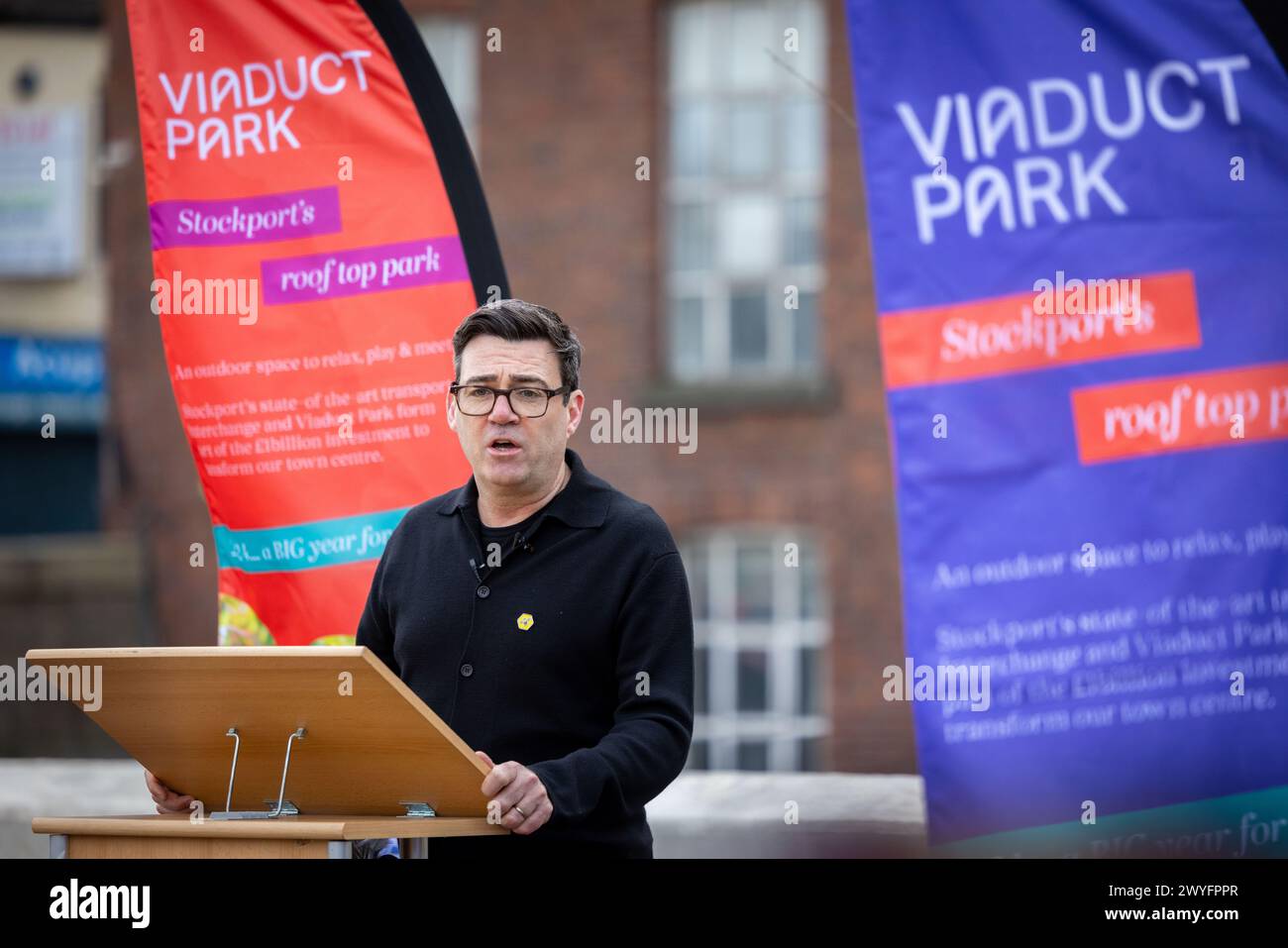 Stockport Transport Interchange and Viaduct Park official opening