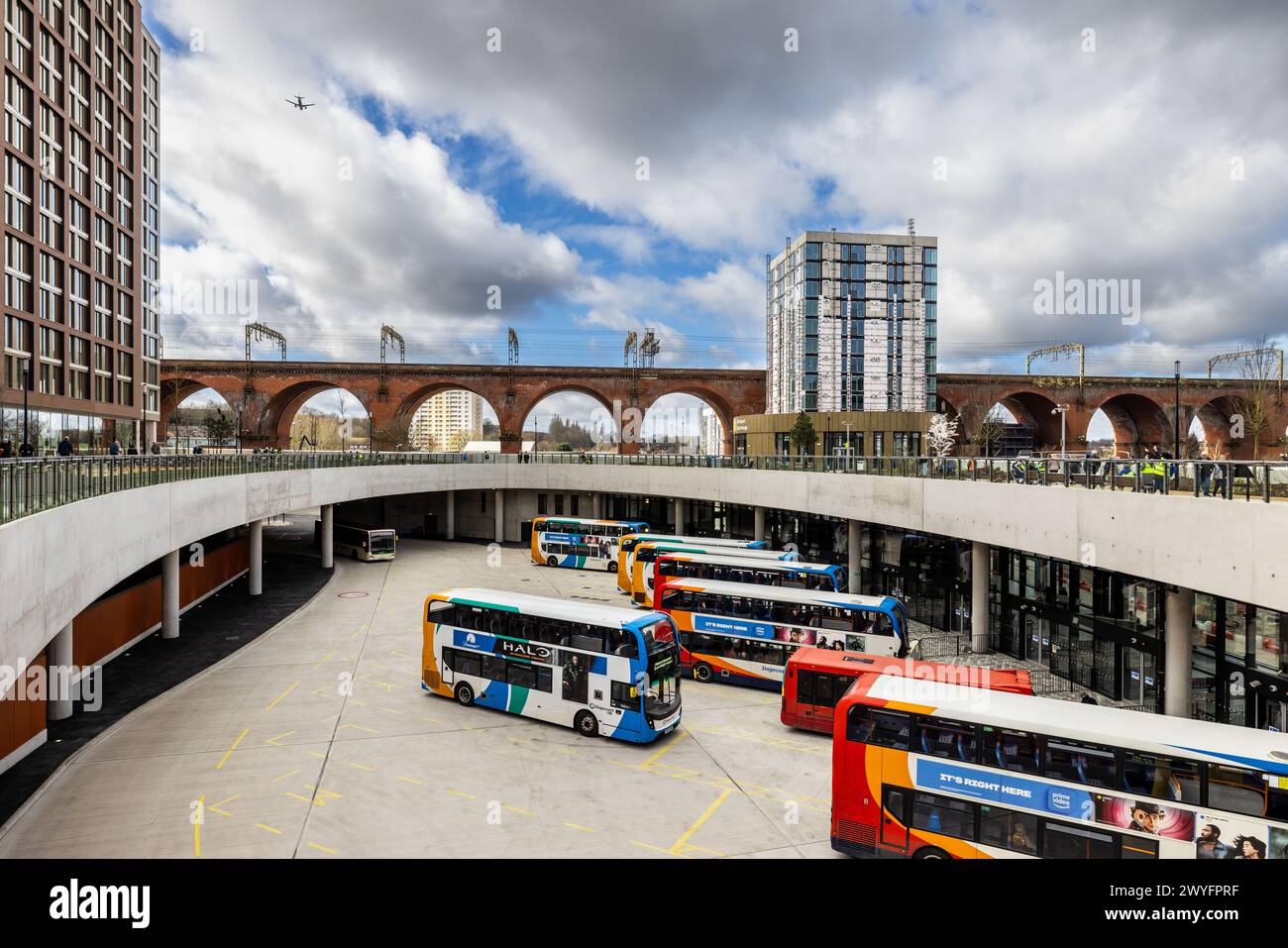 Stockport Transport Interchange and Viaduct Park official opening