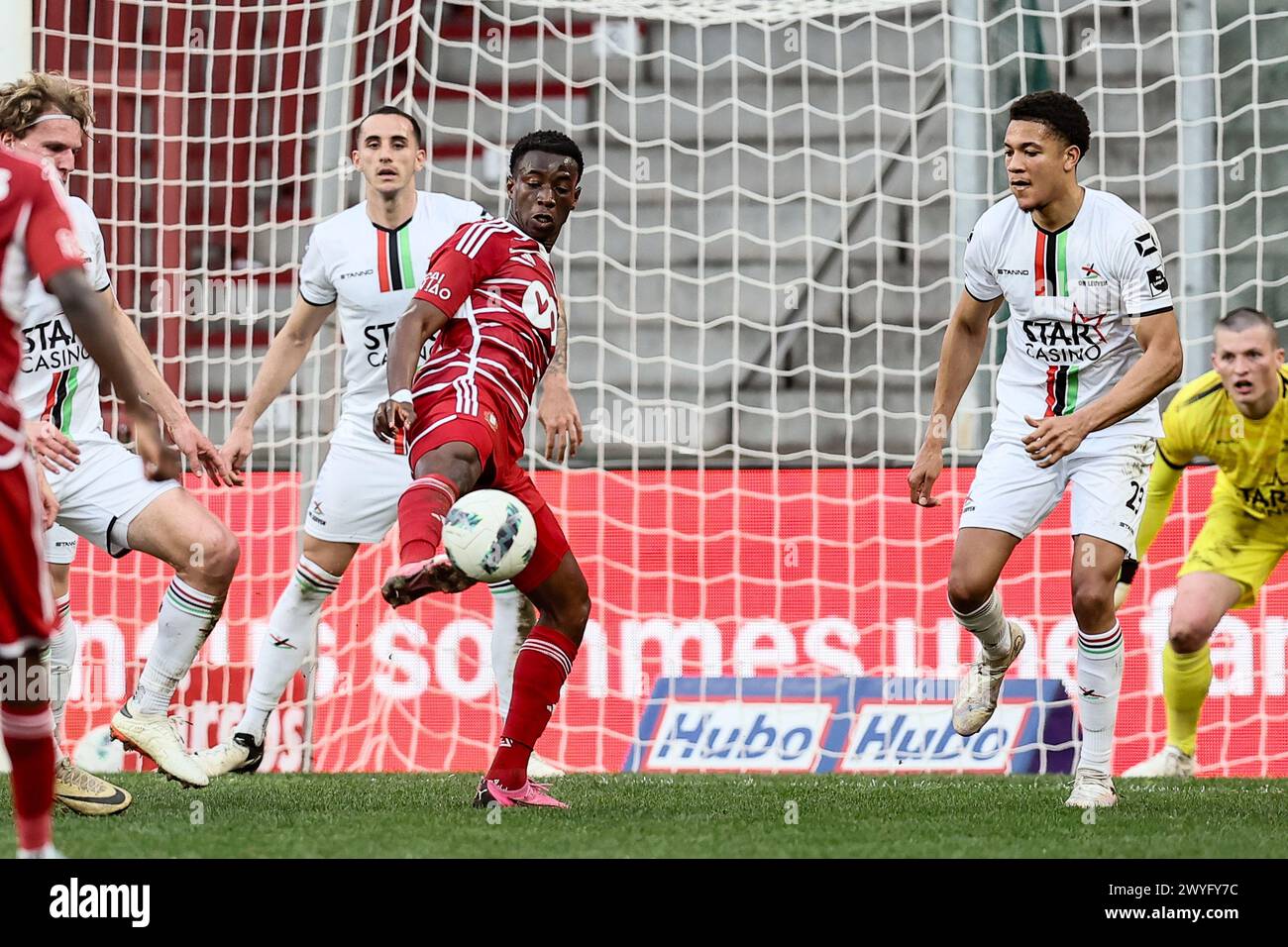 Standard's Kelvin Yeboah pictured in action during a soccer match