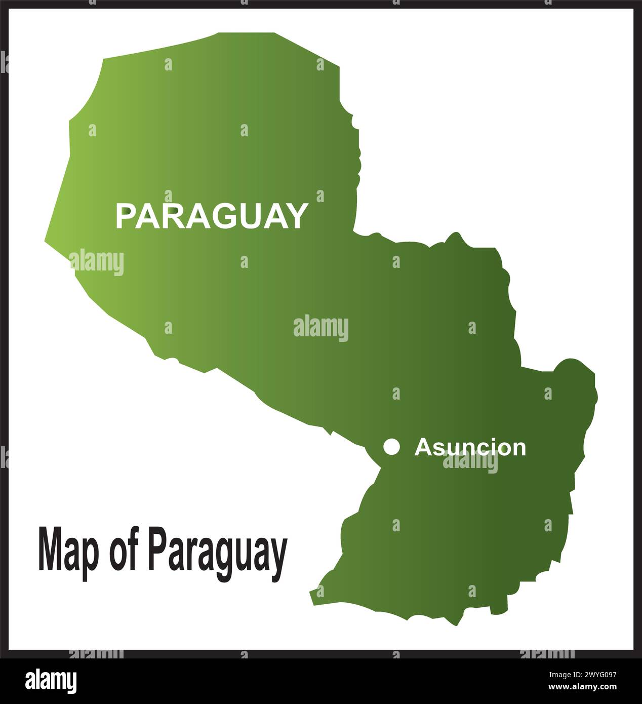 Paraguy map icon vector illustration design Stock Vector