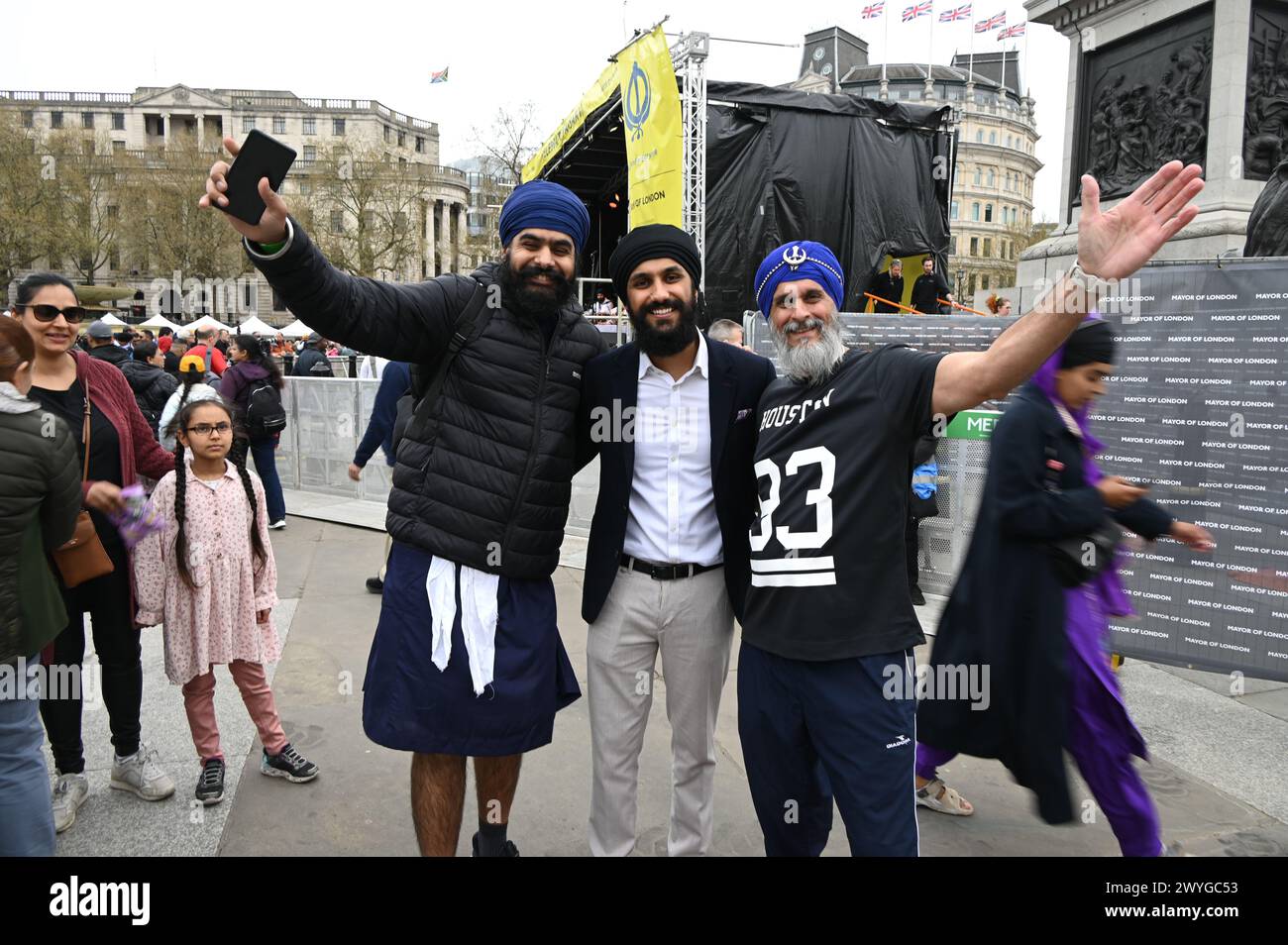 London, UK. 6th Apr, 2024. Thousands attended the celebration of the