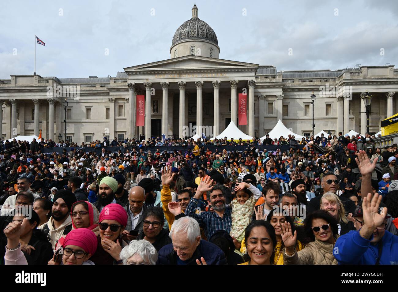 London, UK. 6th Apr, 2024. Thousands attended the celebration of the
