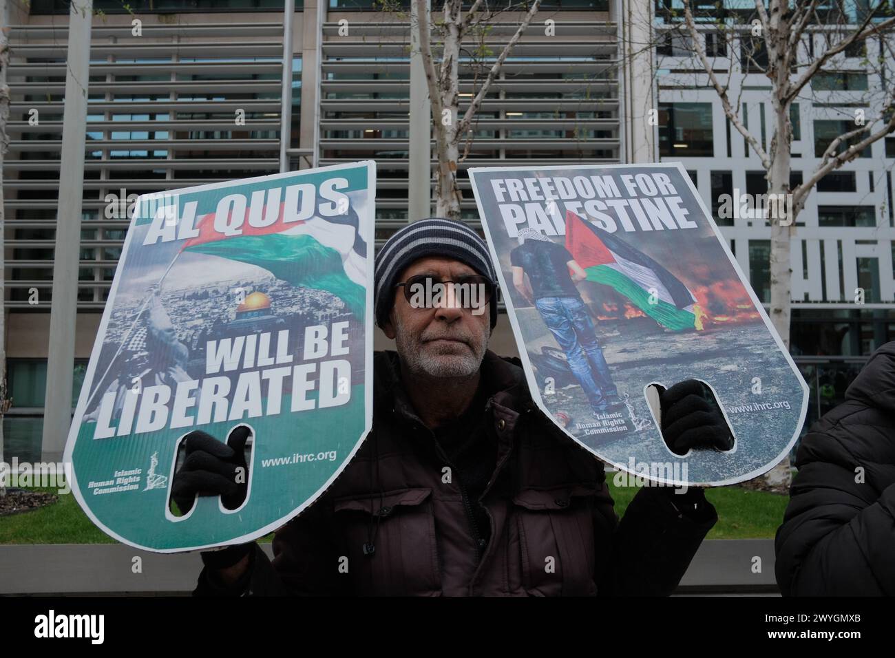 London, UK. 05th Apr, 2024. Activists converge on central London for ...
