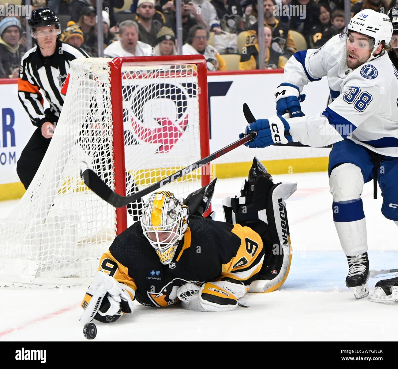 Breathtaking Penguins' Goaltender Hits Big Milestone Design Illustration Breathtaking Penguins' Goaltender Hits Big Milestone Design Illustration