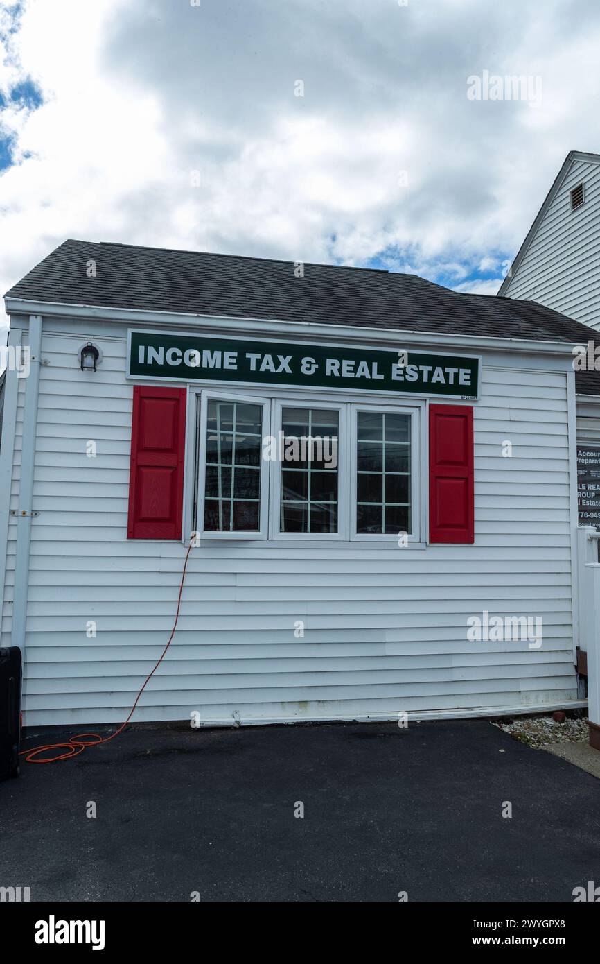 Middletown, NY, USA. 6th Apr, 2024. Atmosphere, exterior at the Tax