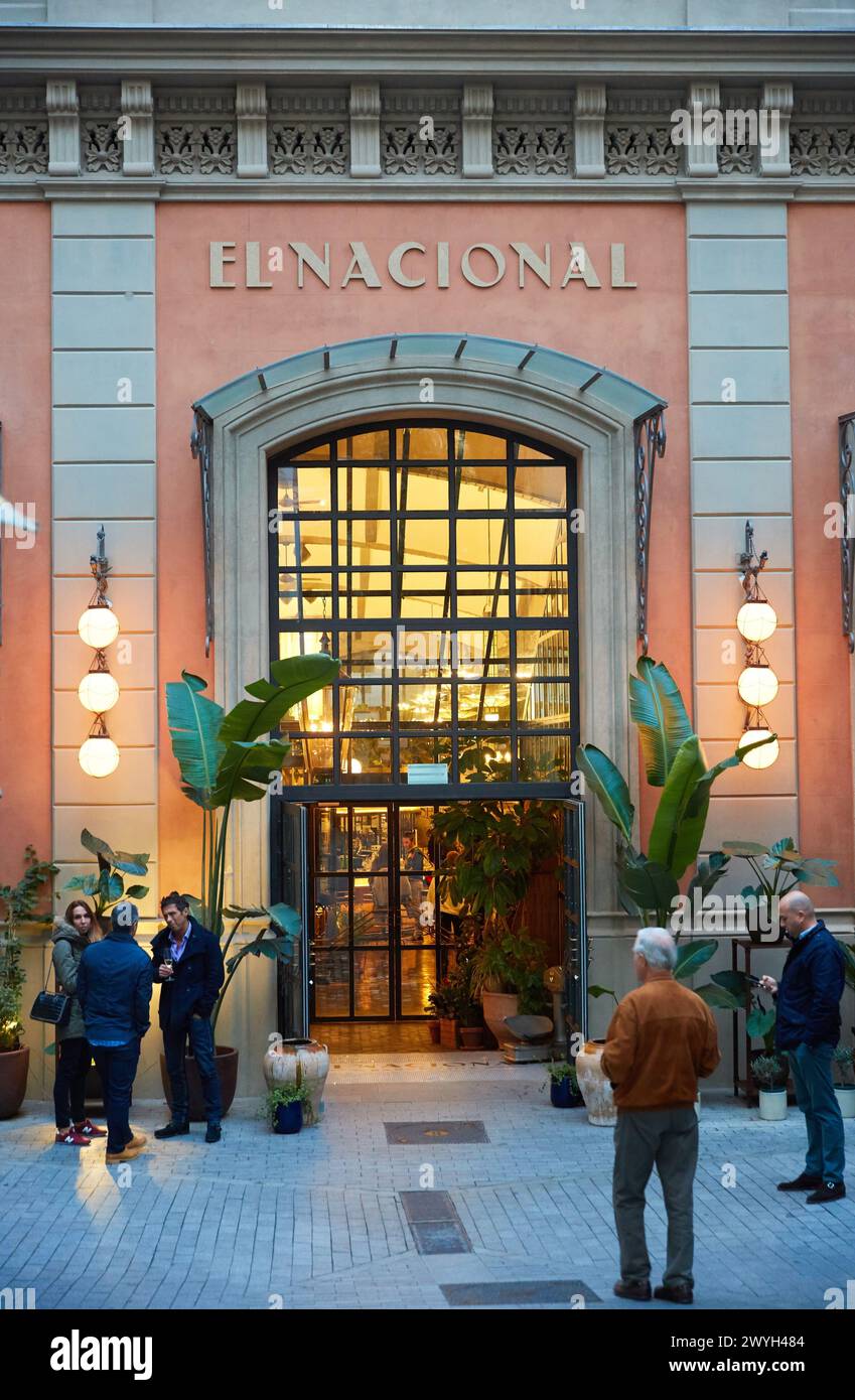 El Nacional Restaurant, Passeig de Gràcia, Barcelona. Catalonia, Spain. Stock Photo