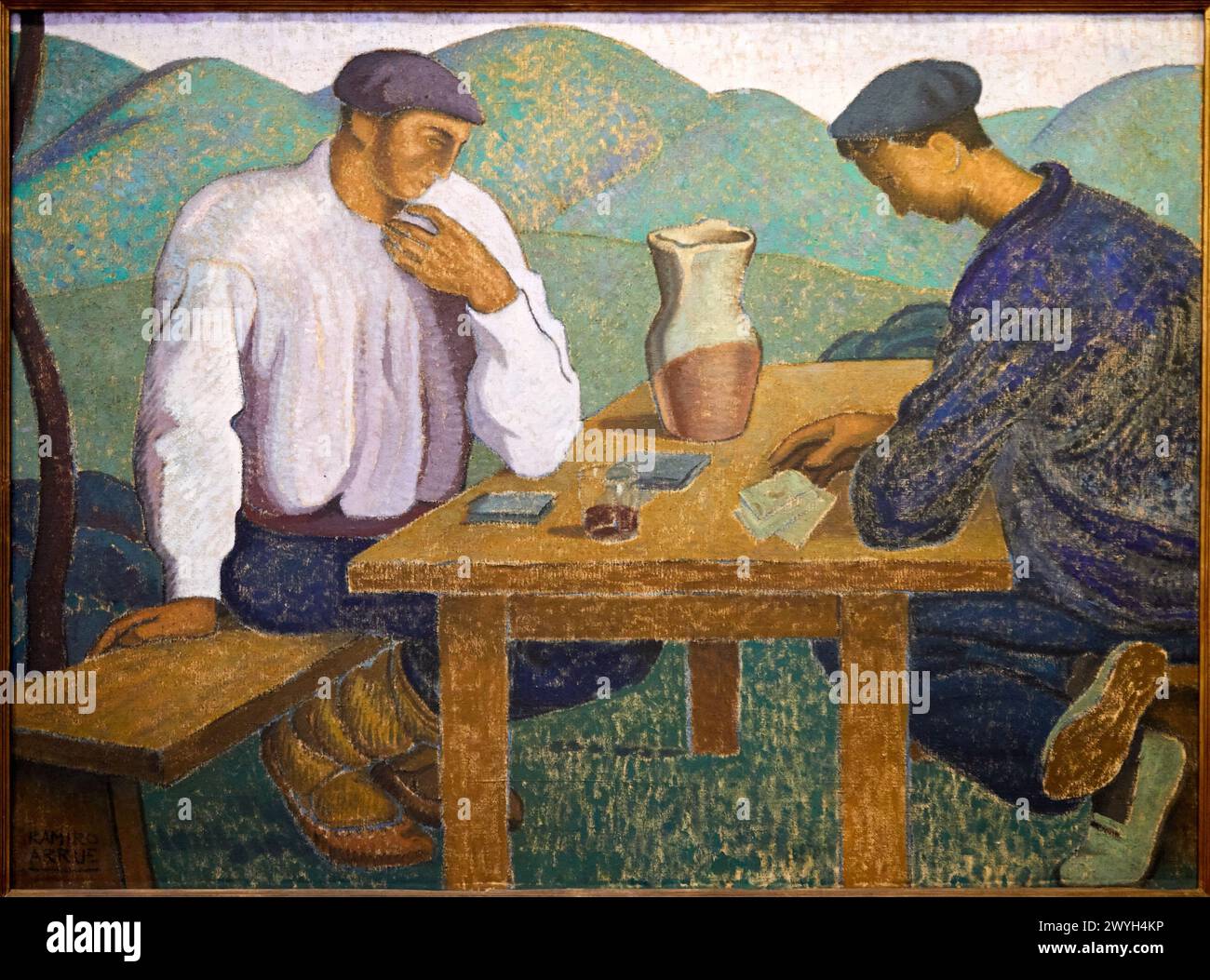 Basques jouant aux cartes hi-res stock photography and images - Alamy