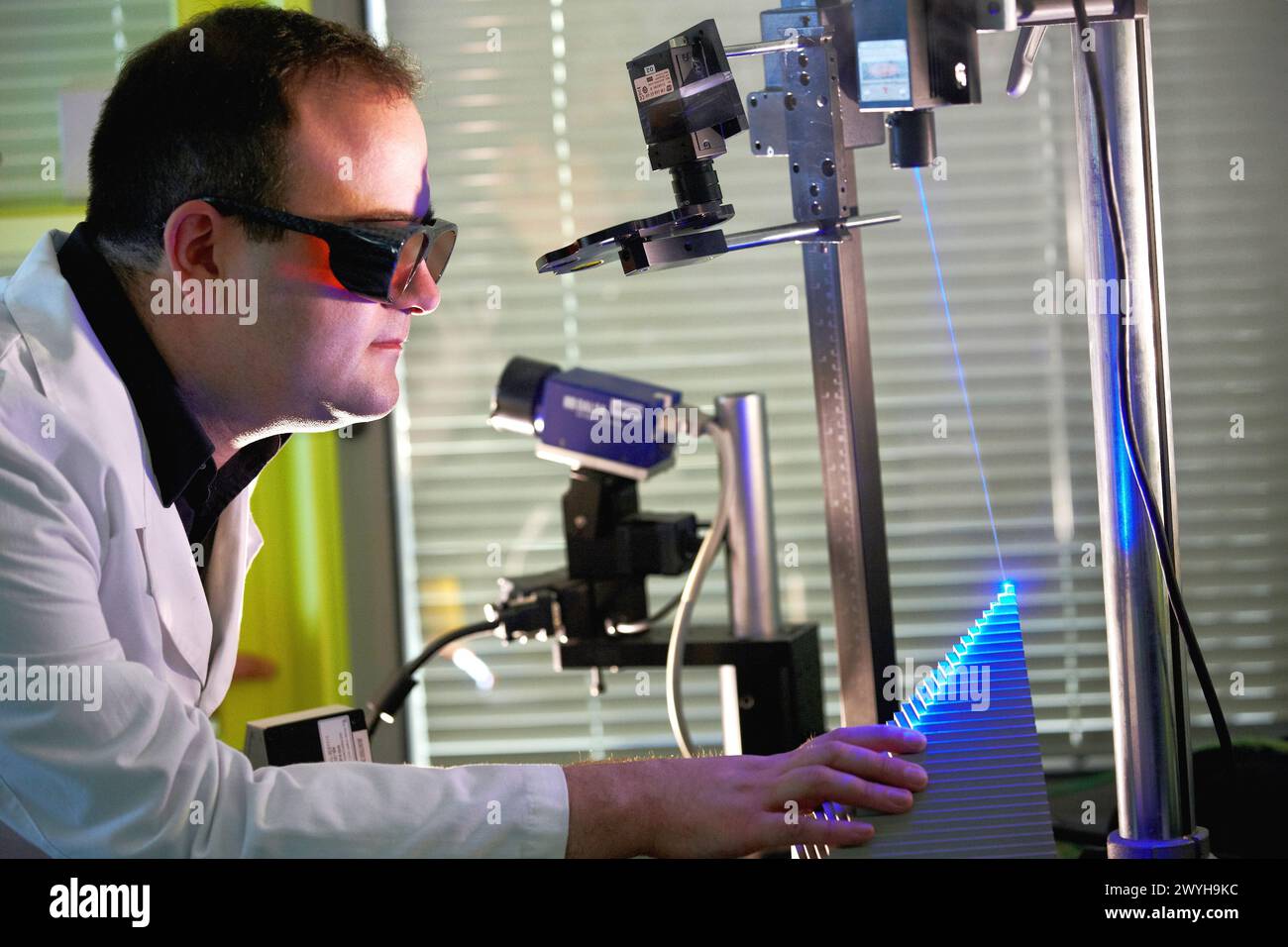 3D laser scanner, laser measurement of hot objects, Image processing ...