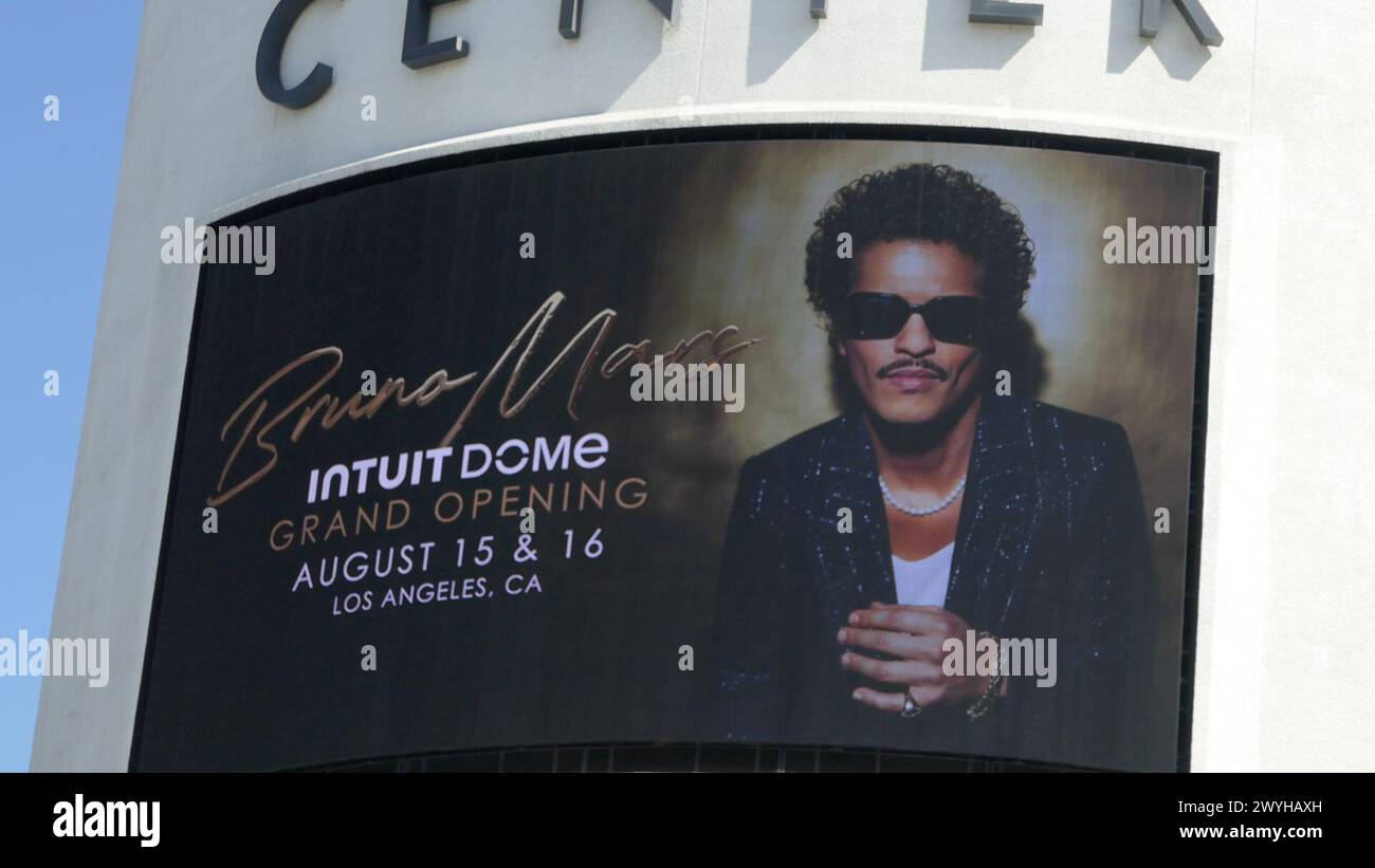 Los Angeles, California, USA 6th April 2024 Bruno Mars Intuit Dome