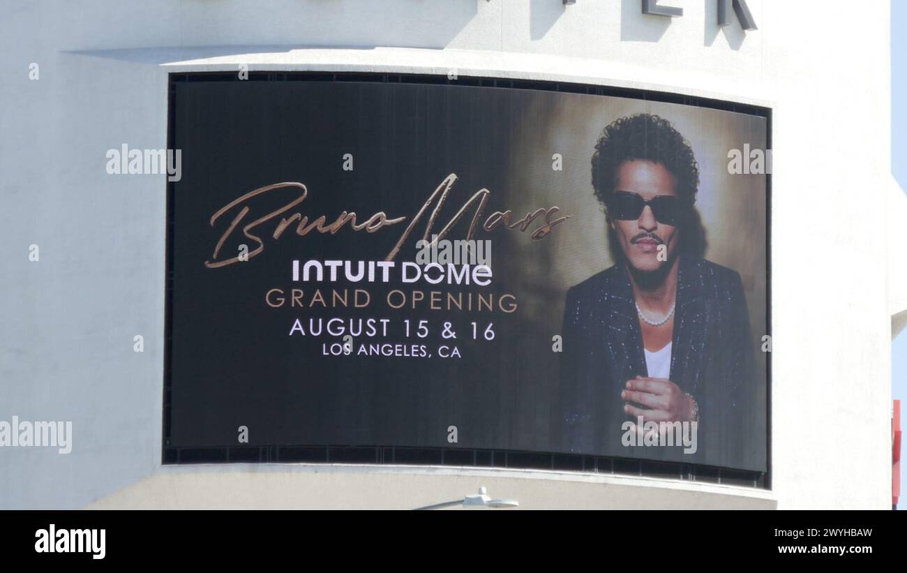 Los Angeles, California, USA 6th April 2025 Bruno Mars Intuit Dome