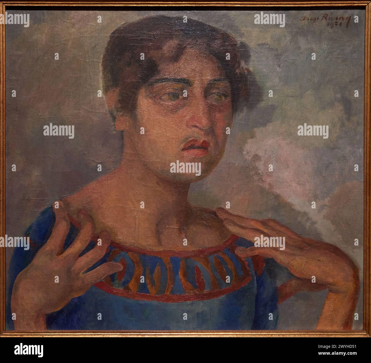 Portrait of Lupe Marín, 1924, Diego Rivera (18861957 Stock Photo Alamy