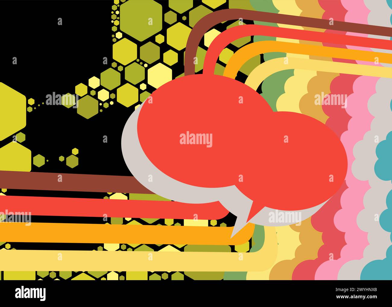 1960s communication Stock Vector Images - Alamy