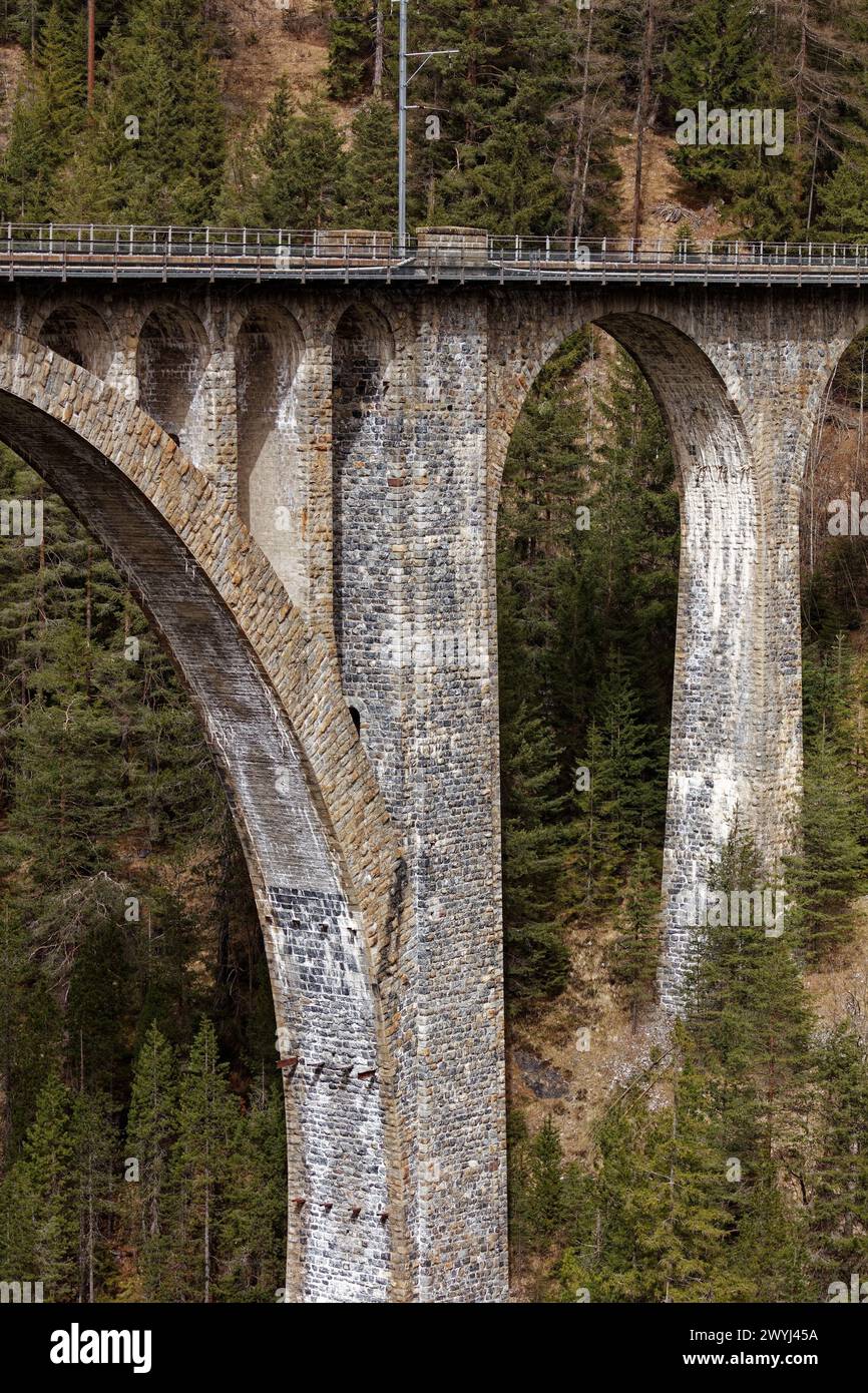 Detail views of Wiesen Viaduct from south view point Stock Photo - Alamy