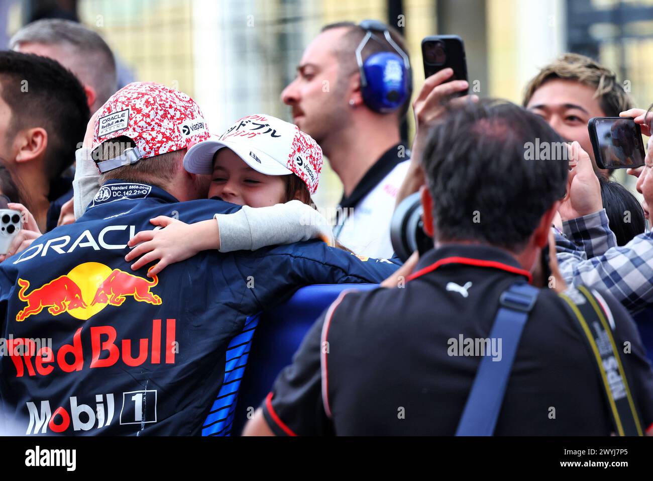 Panelopy From Raced Suzuka, Japan. 07th Apr, 2024. Race winner Max Verstappen (NLD) Red ...