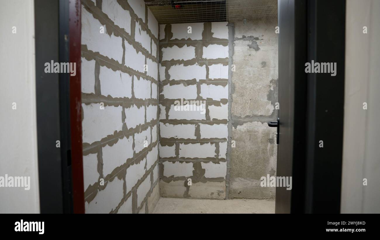 Repair of premises in the house. Room before renovation. Small storage ...