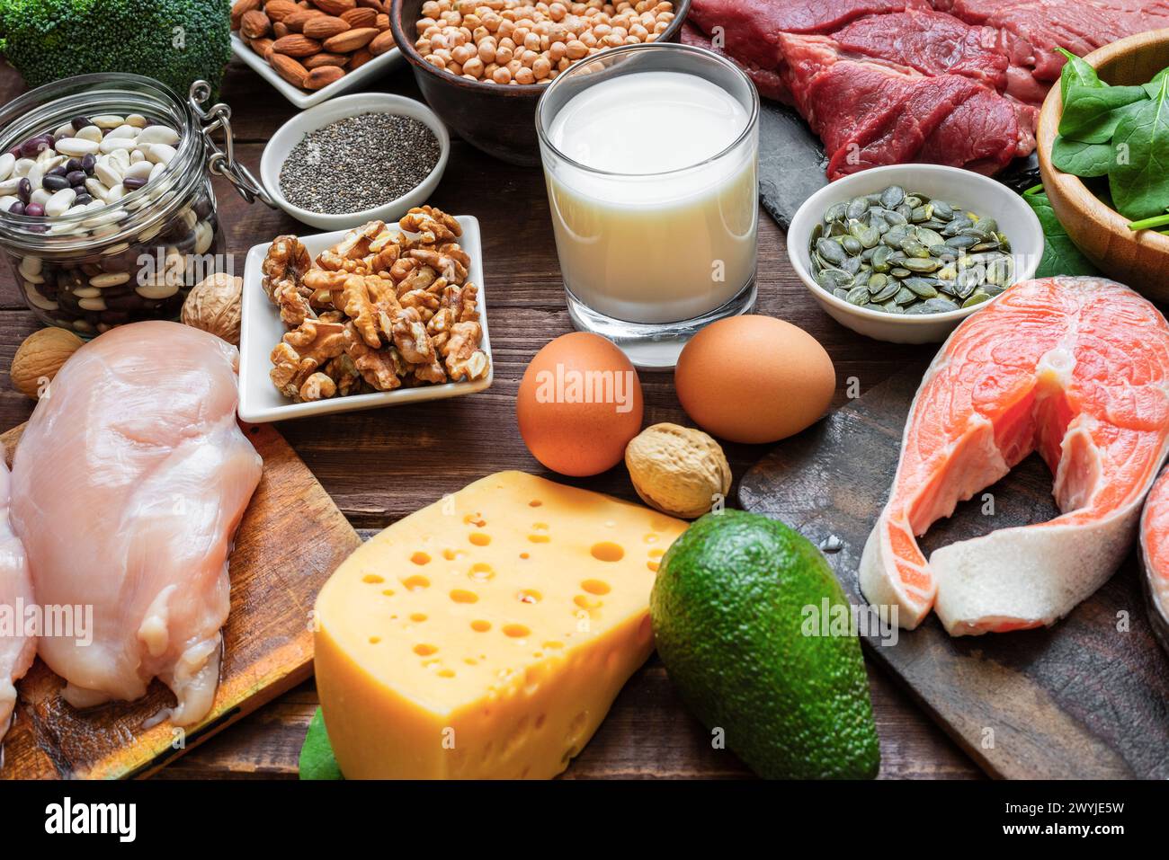 High Vegetable And Animal Protein Food Sources Fish Meat Poultry High Vegetable And Animal Protein Food Sources Fish Meat Poultry