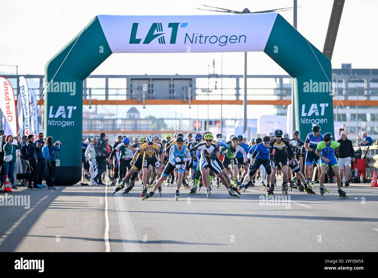 07.04.2024, Linz , AUT, Leichtathletik, Oberbank Linz Donau Marathon