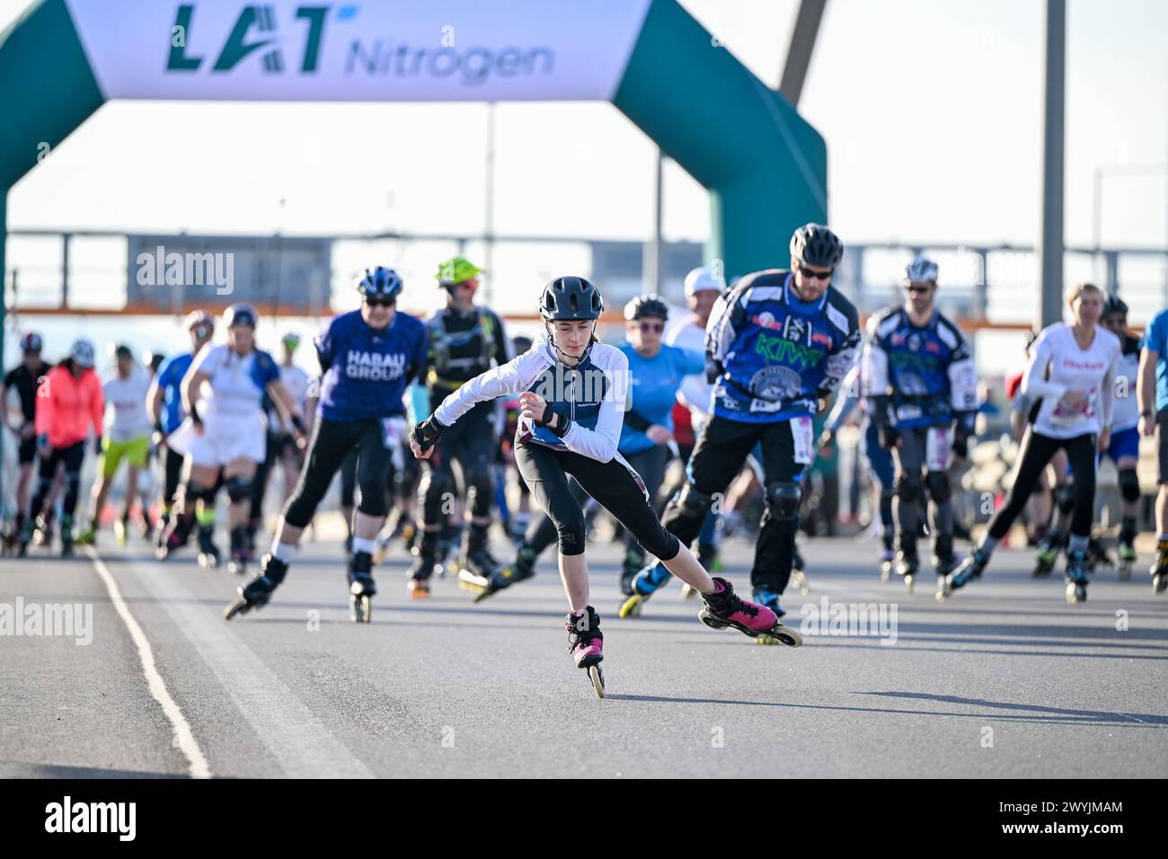 07.04.2024, Linz , AUT, Leichtathletik, Oberbank Linz Donau Marathon
