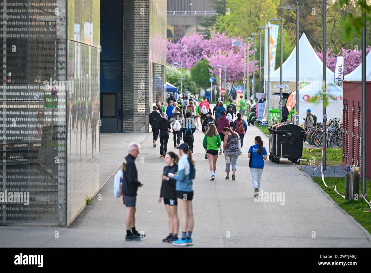 07.04.2024, Linz , AUT, Leichtathletik, Oberbank Linz Donau Marathon
