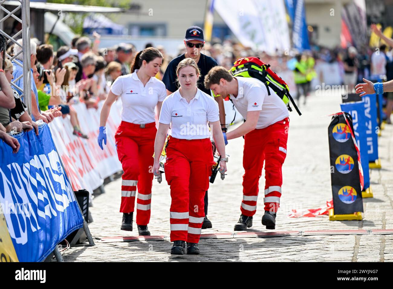 07.04.2024, Linz , AUT, Leichtathletik, Oberbank Linz Donau Marathon